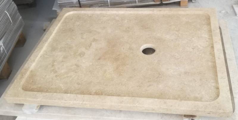 Bac à douche / Receveur en Travertin Région parisienne, Paris