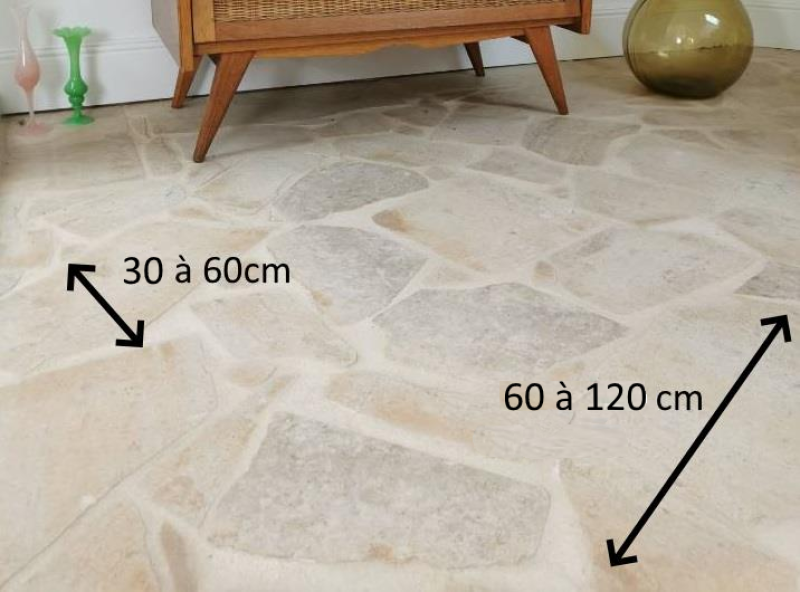 Dallage en Pierre Naturelle de France en Opus Incertum – Authenticité et Caractère.