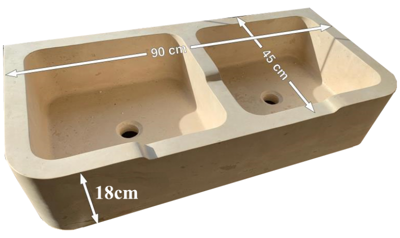 Travertin pierre naturelle pour intérieur, terrasse et plage de piscine à Colombiers 34440 dans la galerie de Auchan