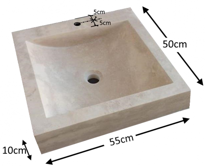 Travertin pierre naturelle pour intérieur, terrasse et plage de piscine à Colombiers 34440 dans la galerie de Auchan