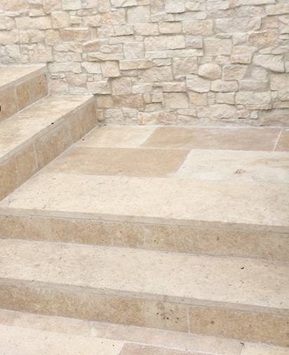 Pierres naturelles françaises : Bourgogne Lanvignes, Massangis et Pierre de Dordogne Périgord Montagnac