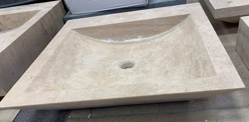 VASQUE MODERNE EN PIERRE NATURELLE, LIVRAISON BORDEAUX