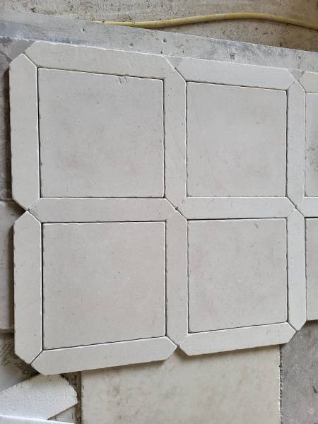 Dallage pierre naturelle claire Montagnac crème uni, Livraison Paris