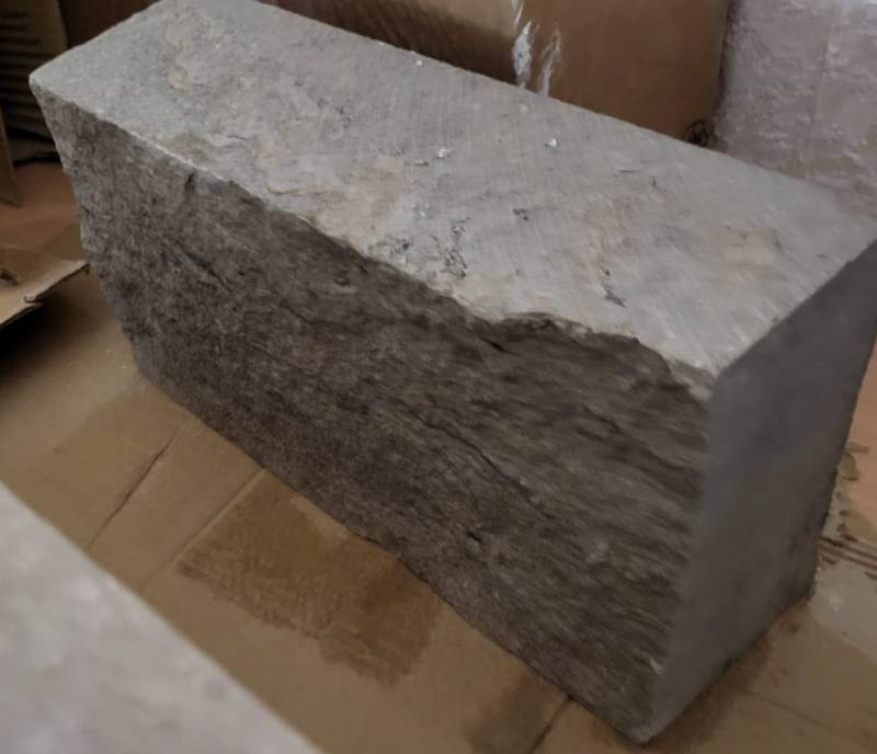 Parement Mural moellon droit semi-porteur en Pierre Naturelle Française