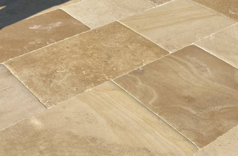 Pierre de France pour terrasse antidérapante