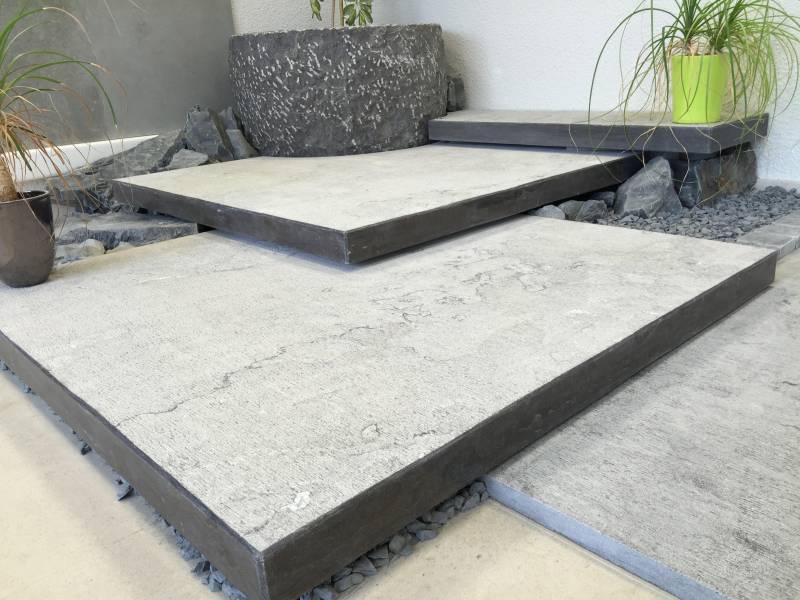 Gris layé main, paysagiste, Montpellier