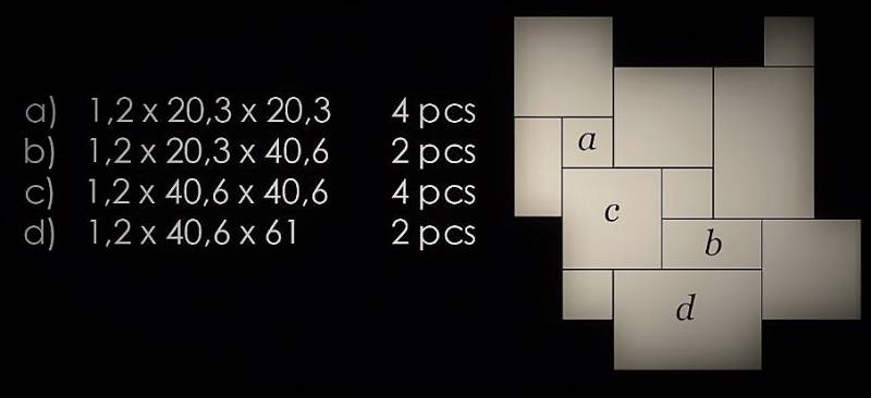 Carrelage Travertin Opus Romain (French Pattern) Avignon 84