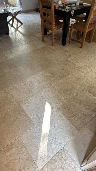 Travertin pour carrelage pierre au sol en 60x40cm