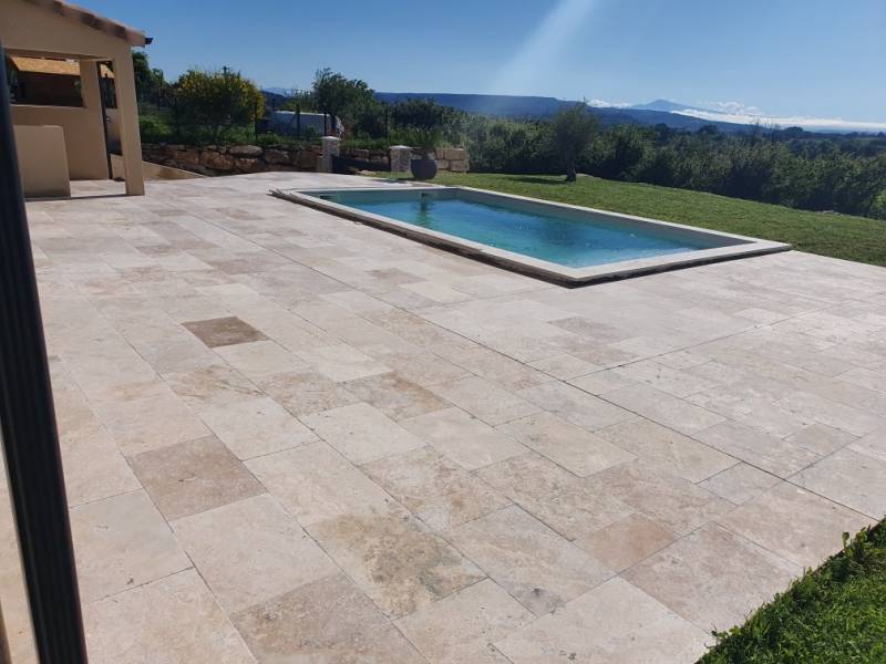 Travertin ou le carrelage pour les sols extérieurs ? AIX EN PROVENCE