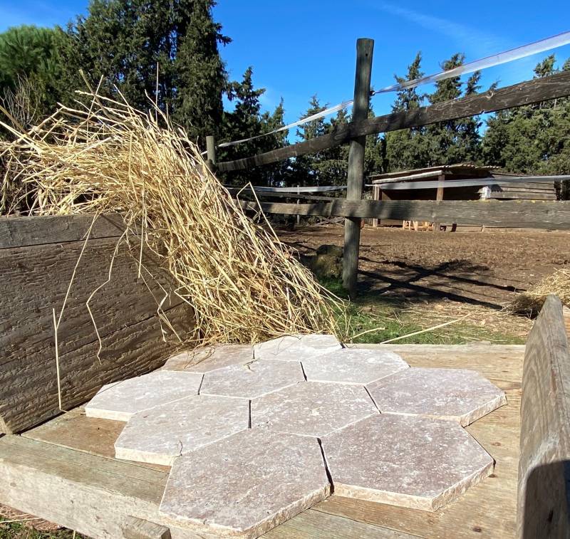 Travertin en tomette Made in France Avignon