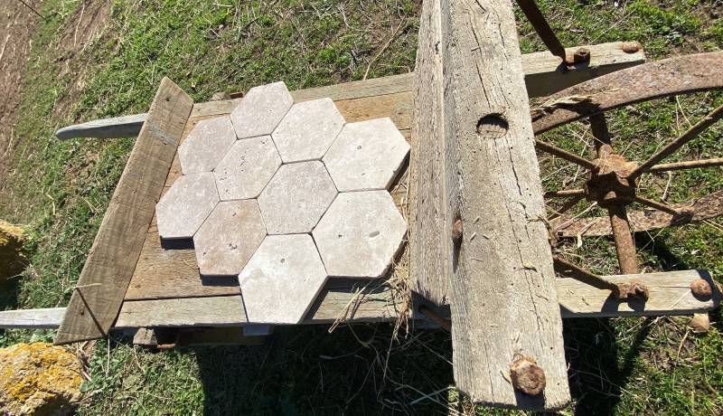 Travertin en tomette Made in France Pézenas