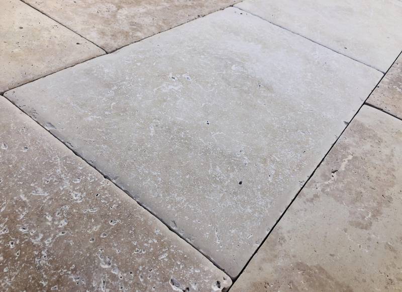 Travertin vieilli main, Antique de France à Paris