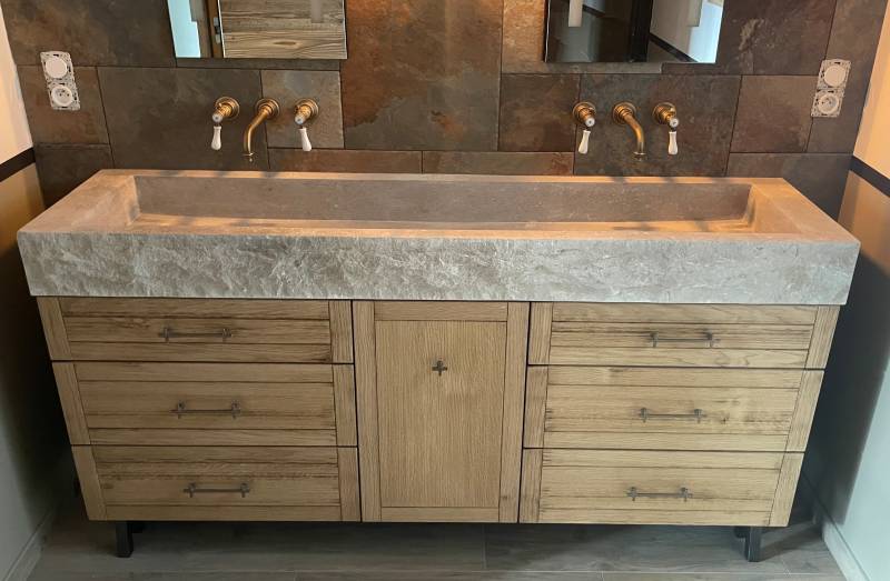 Vasque Ancienne en Pierre Naturelle du Périgord – Fabrication et Vente Directe FRANCEPIERRE