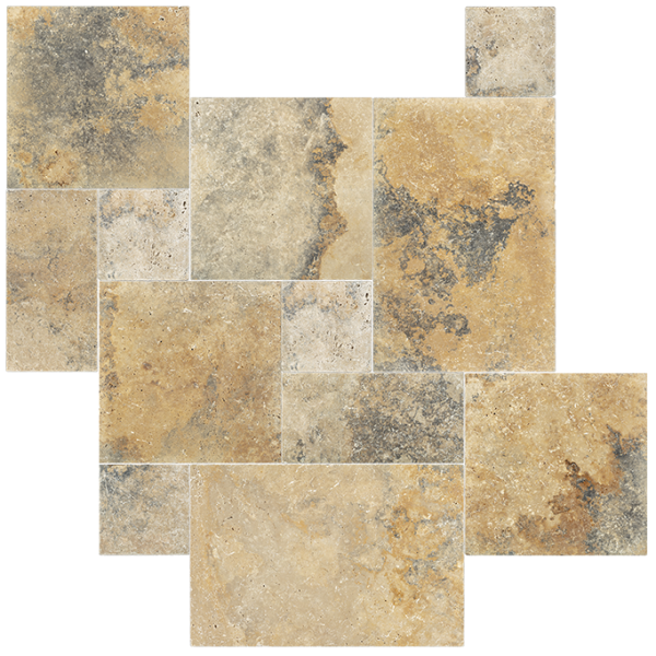 TRAVERTIN TOURS, dallage intérieur et extérieur, sol et mur livraison avec camion hayon et camion-grue.