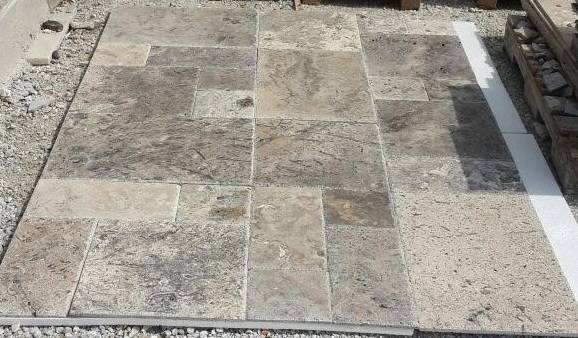 TRAVERTIN Gris Silver AUBAGNE 13