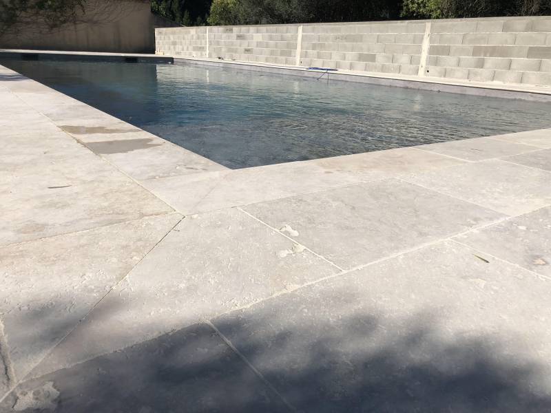 Terrasse Travertin Salon de Provence