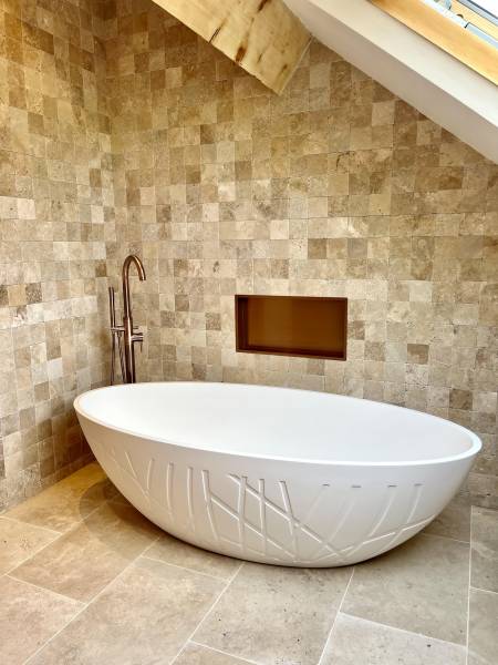 TRAVERTIN PIERRE NATURELLE PRIX POUR SALLE DE BAIN  BORDEAUX ET PARIS